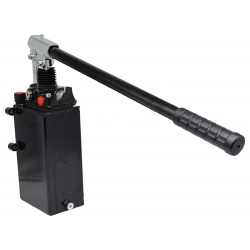 POMPA HYDRAULICZNA RĘCZNA JEDNOSTRONNA 25cm3 PRB + ZBIORNIK 3L